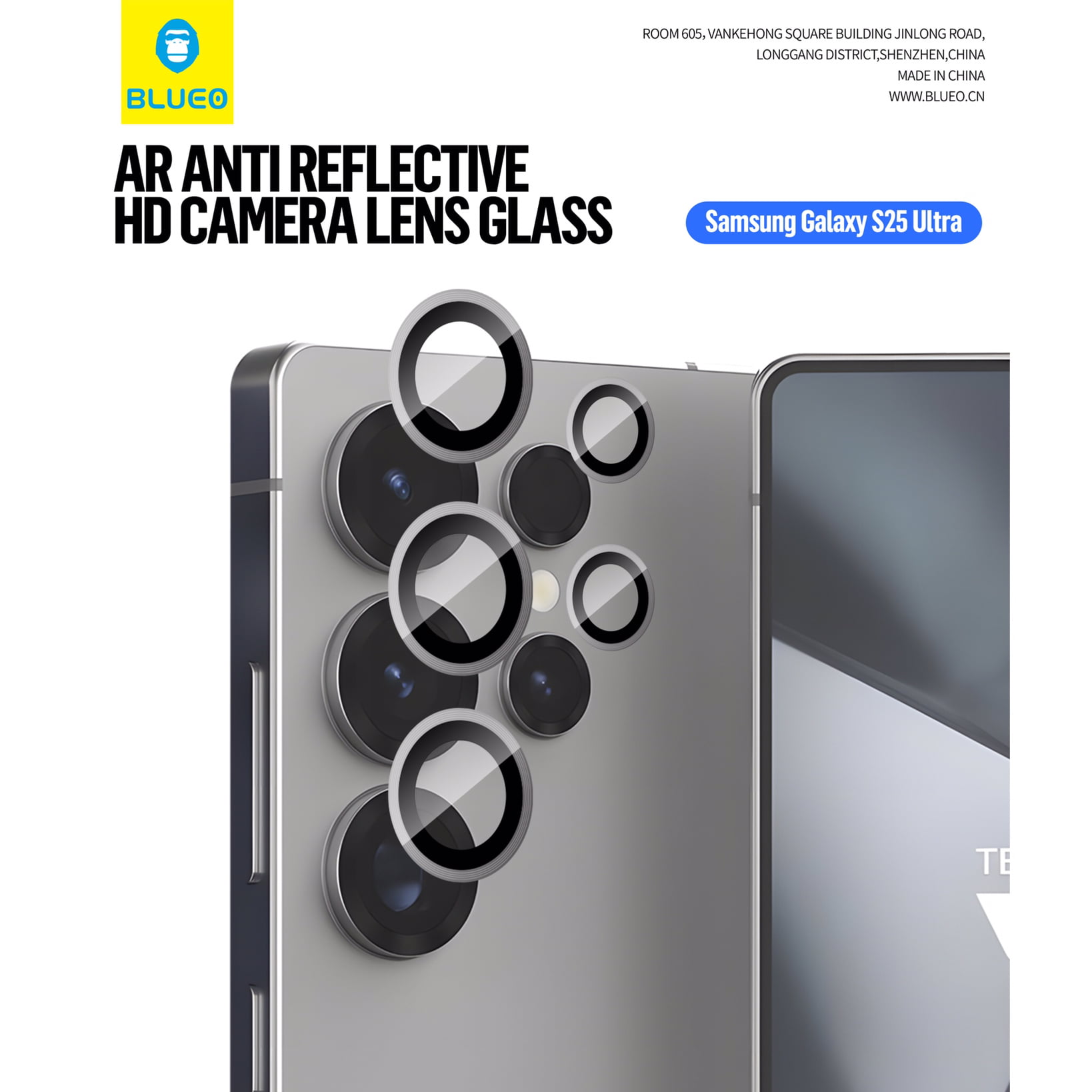 رینگ محافظ لنز بلو Blueo Protector Lens Glass Samsung